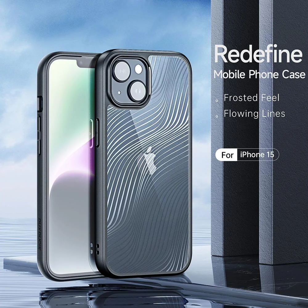 Puzdro na Apple iPhone 15 - Čierna Originálny dizajn, anti-šok