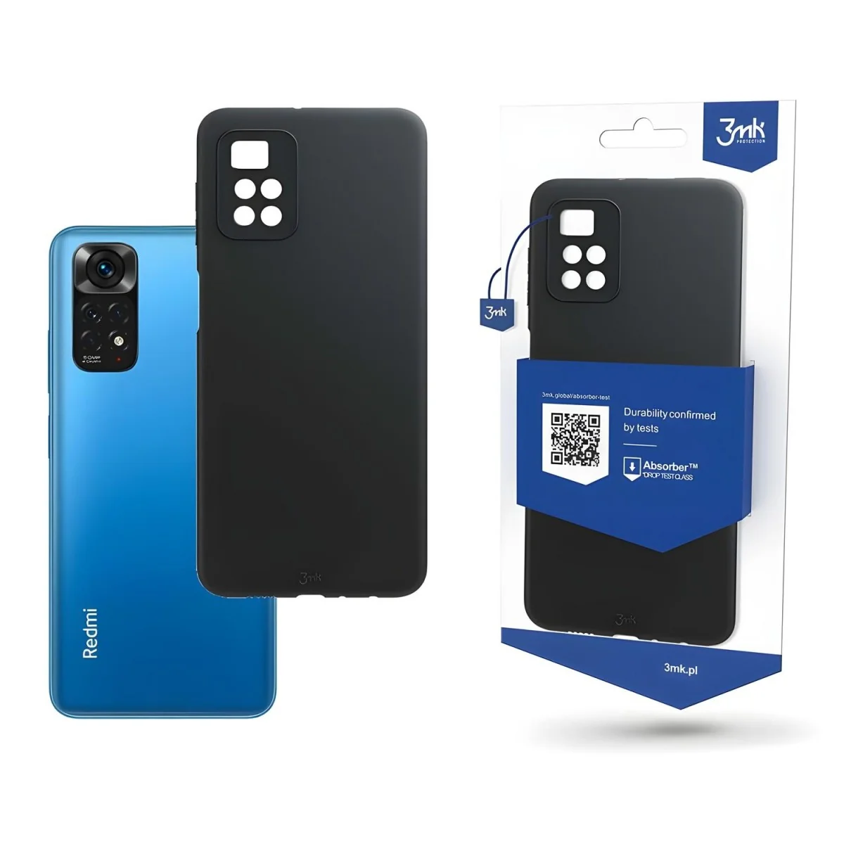 Čierne matné puzdro pre Xiaomi Redmi Note 11S