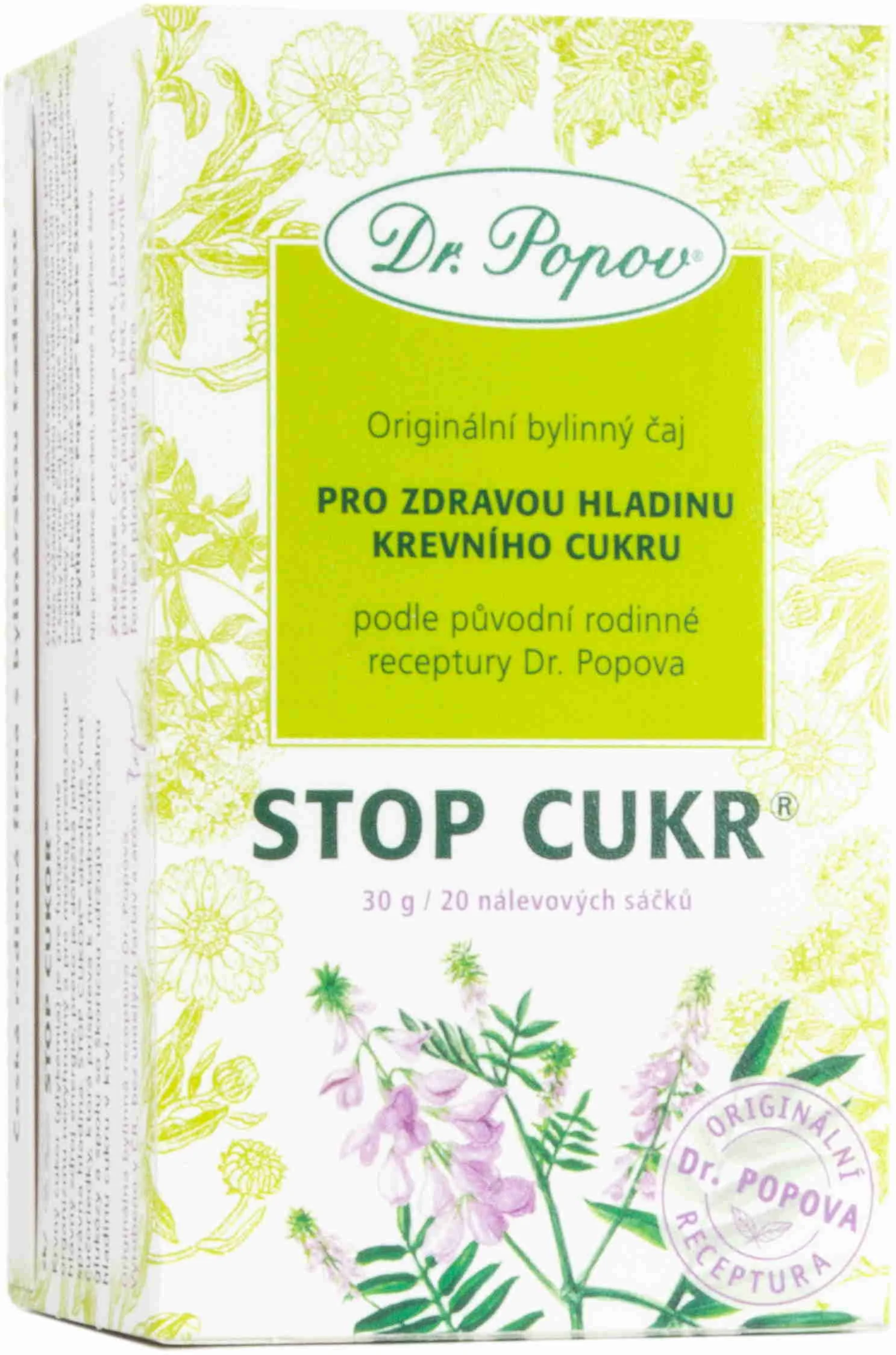 DR.POPOV CAJ STOP CUKOR 20 ks