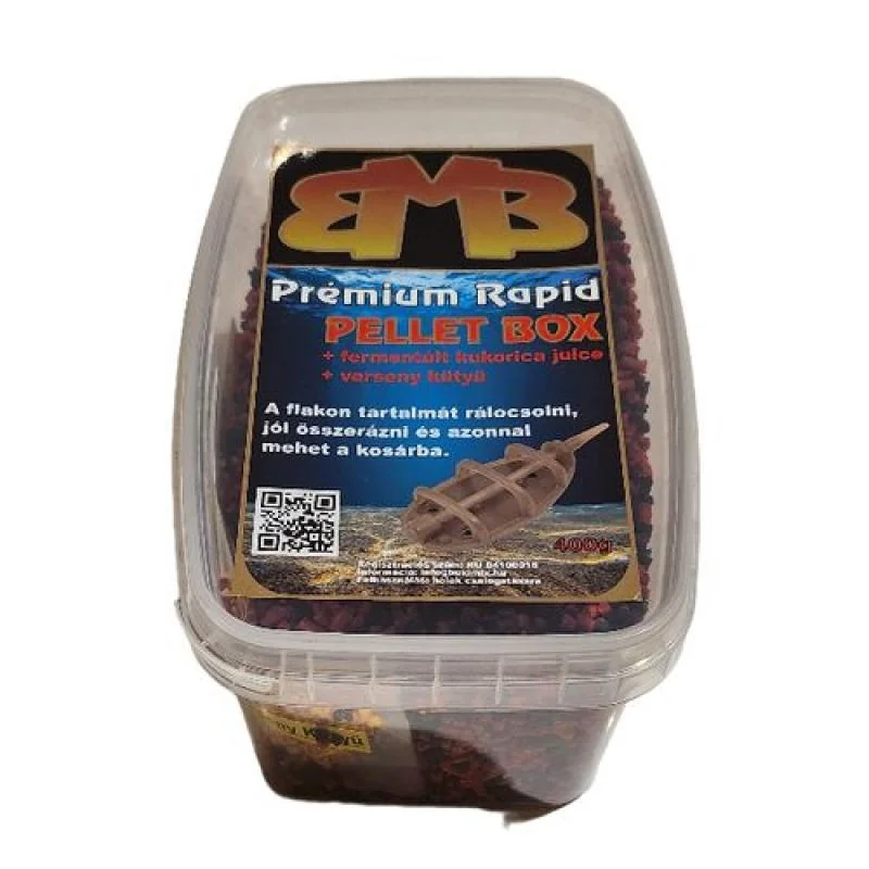 BUKI MIX Premium Rapid Pellet Box 2mm / 400g Halibut-jahoda