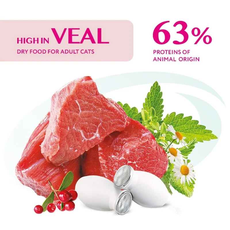 OPTIMEAL™ Superpremium pre dospelé mačky s teľacím mäsom 4 kg (6121)