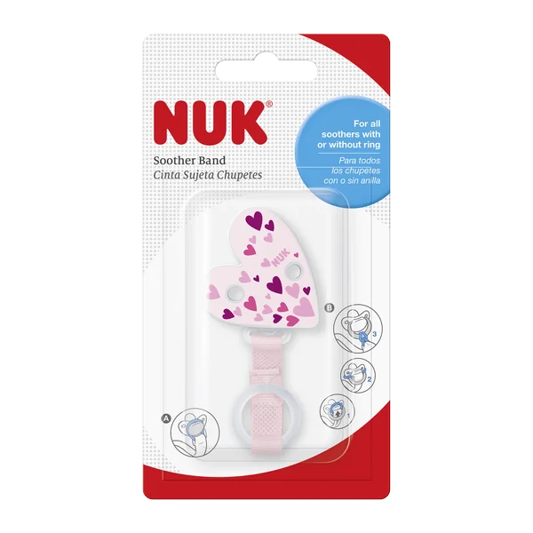 NUK STUZKA/KLIP NA CUMLIK 1KS 1×1 ks, stuha na cumlík