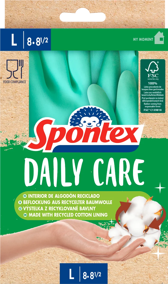 Spontex Daily Care rukavice L 1×1 ks, rukavice, L