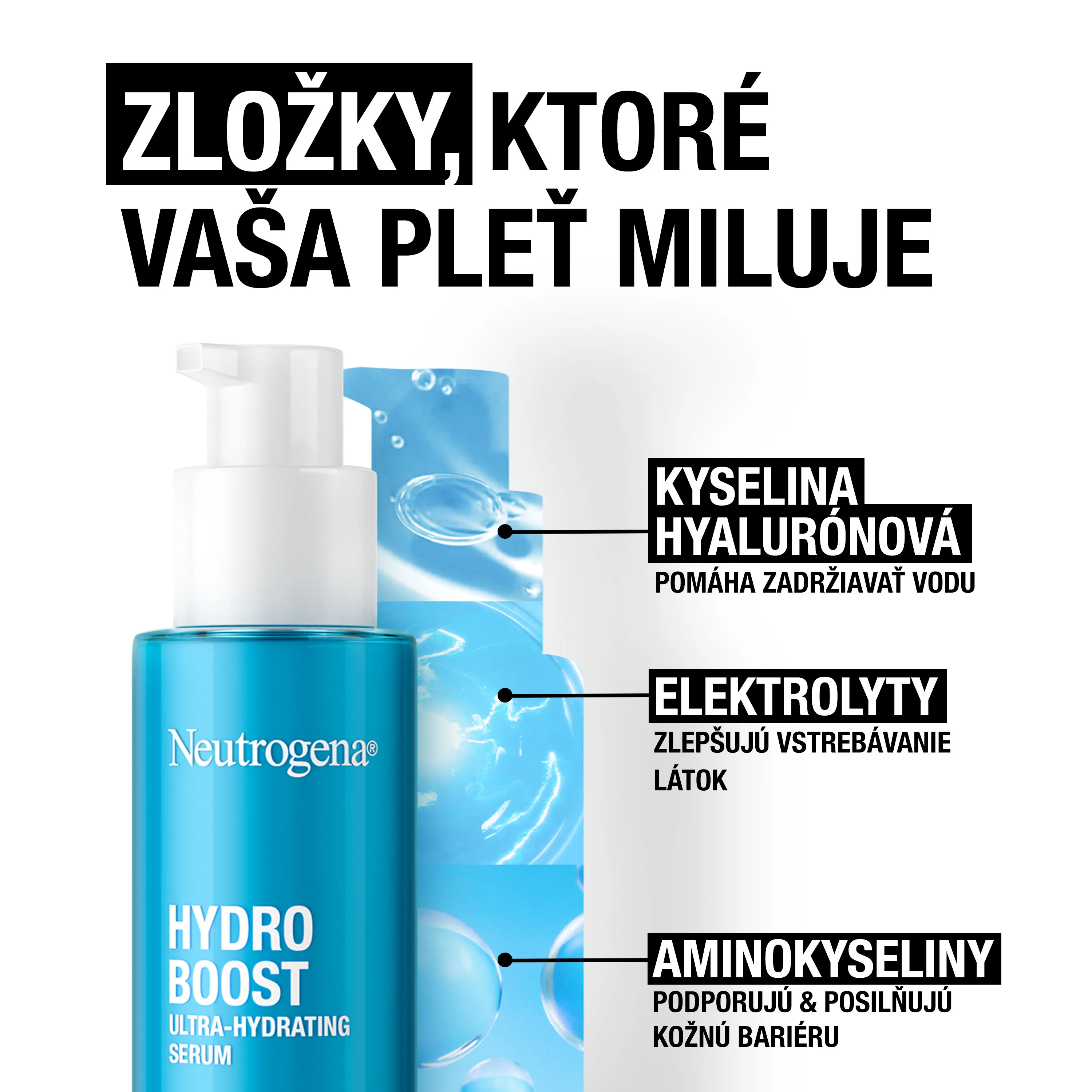 NEUTROGENA HYDRO BOOST ULTRAHYDRATACNE SERUM 30ML 1×30 ml, hydratačné sérum