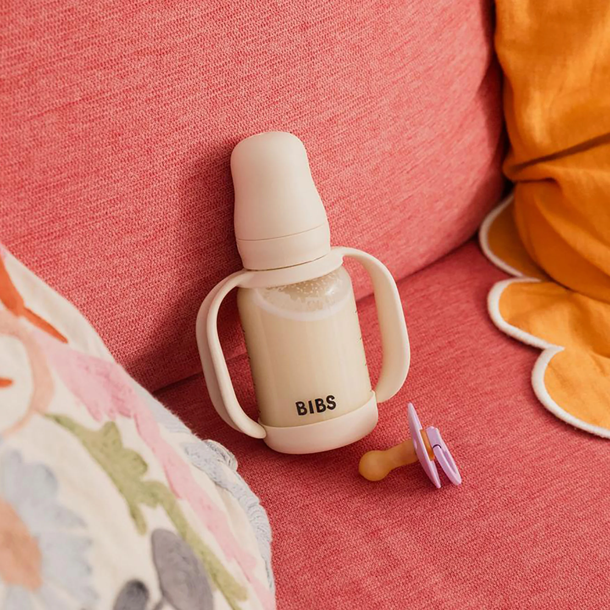 BIBS ušká na fľašu Blush