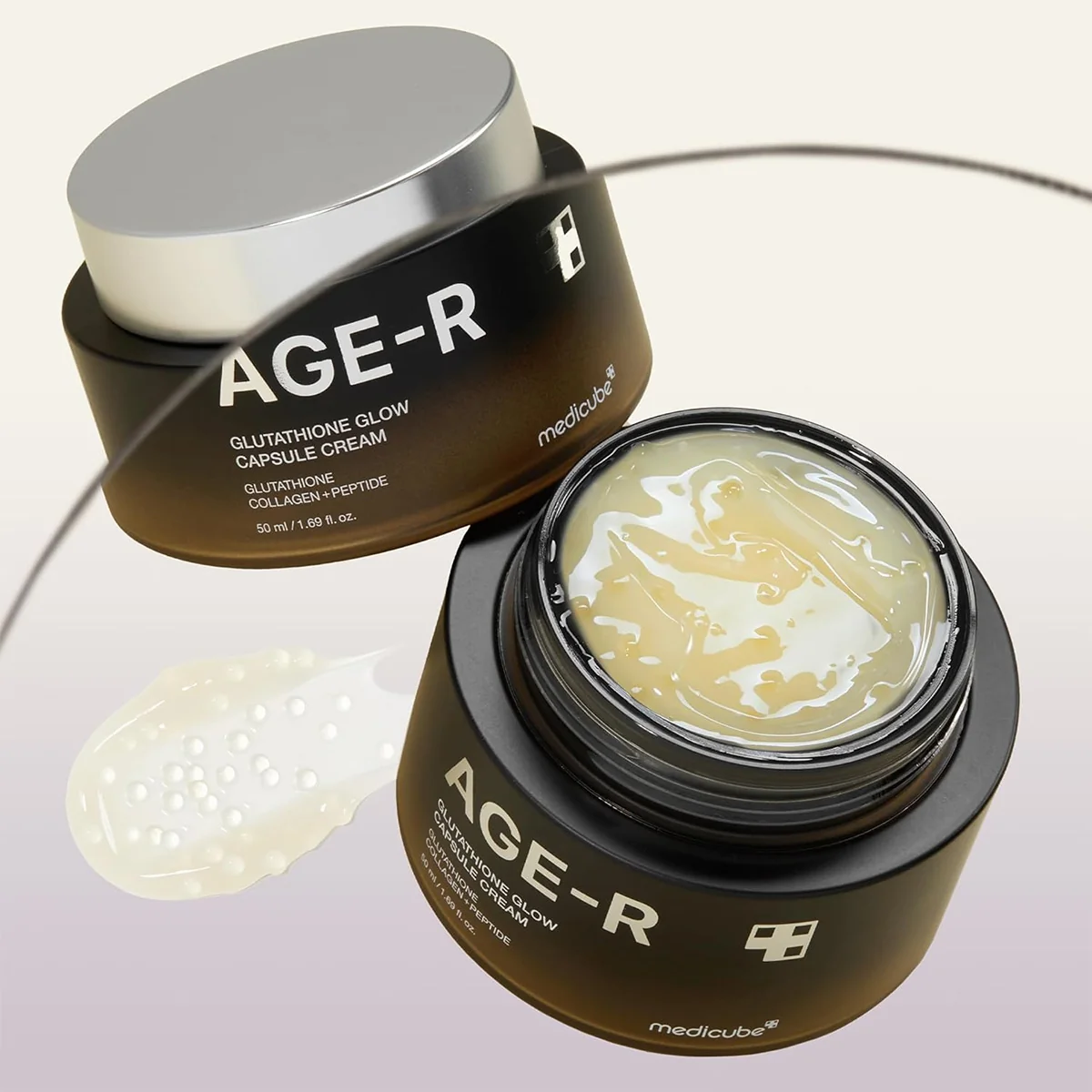 Medicube AGE-R Glutathione Glow Capsule Cream rozjasňujúci anti-age krém s glutatiónom 50 ml