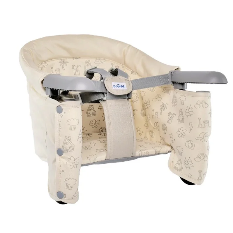 Trunki - Závesná jedálenská stolička/kreslo na stôl, béžová