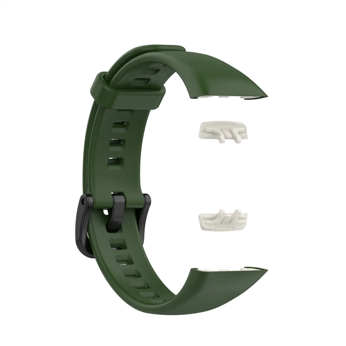 BStrap Silicone remienok na Honor Band 6 / Huawei Band 6 army green
