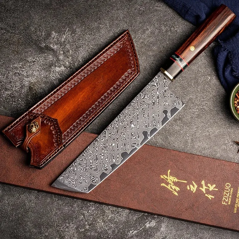 Damaškový kuchynský nôž Suzume 1ks nôž, 1ks puzdro