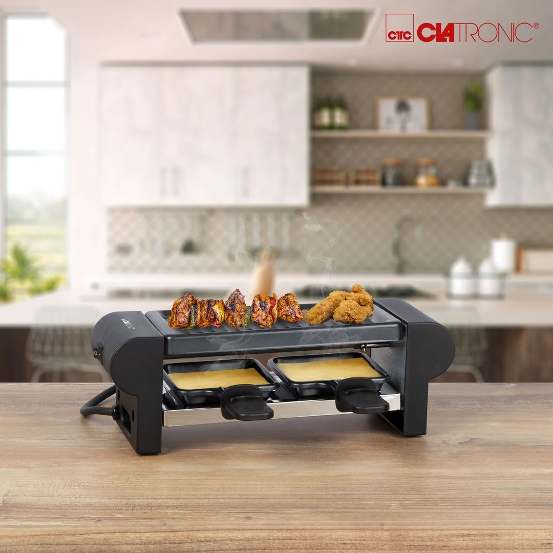 Clatronic RG 3592 raclette gril, 2 osoby, 2 panvice, 350 W
