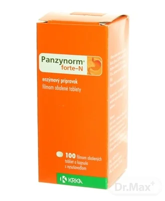 Panzynorm forte-N 1×100 tbl, enzýmový prípravok