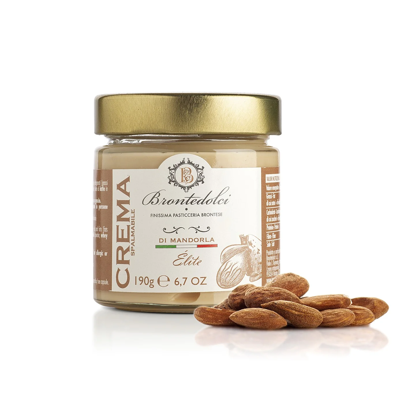 Brontedolci mandľový krém 190 g