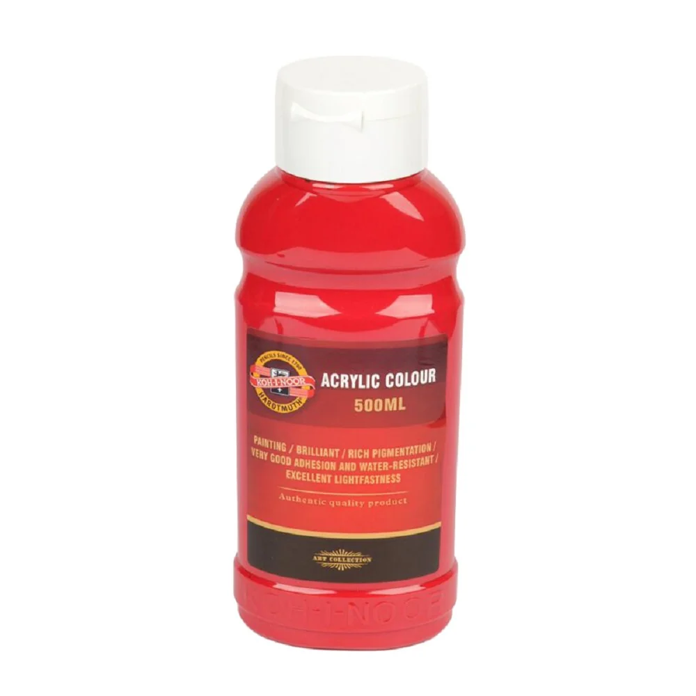 Akrylová farba 1627/0310, tmavočervená 500 ml
