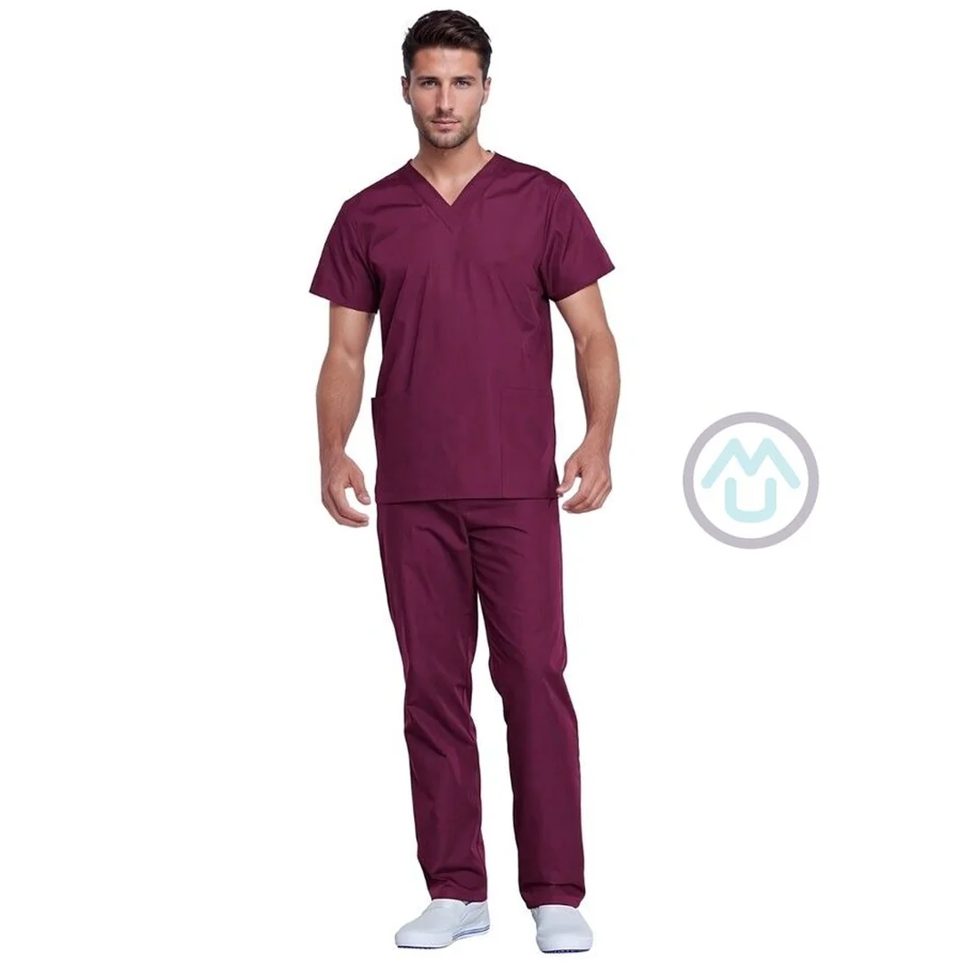 Unisex Cherokee MEDICAL SET - vínová XXS