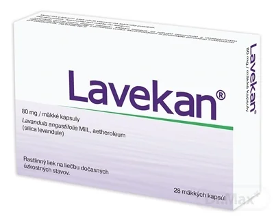 LAVEKAN 80 mg 1x28 cps, rastlinný liek