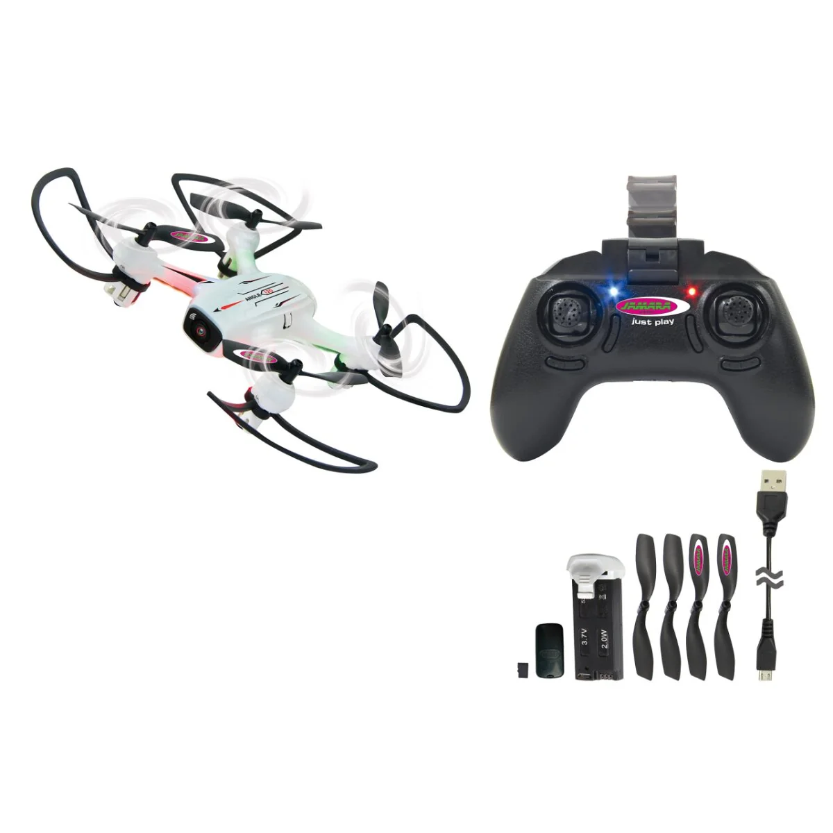 Jamara Dron Angle 120 Wide Angle 2,4 GHz s automatickou kontrolou výšky a HD FPV WiFi