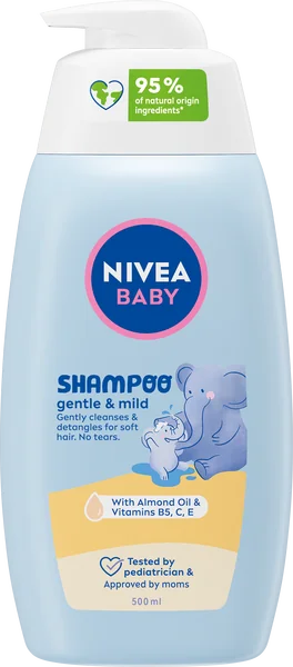 Nivea Baby Jemný šampón 500ml 1×500 ml, šampón