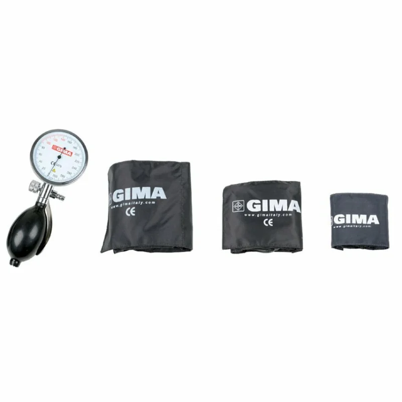 GIMA Sirio pediatrický hodinkový tlakomer, sada 3 detských manžiet 