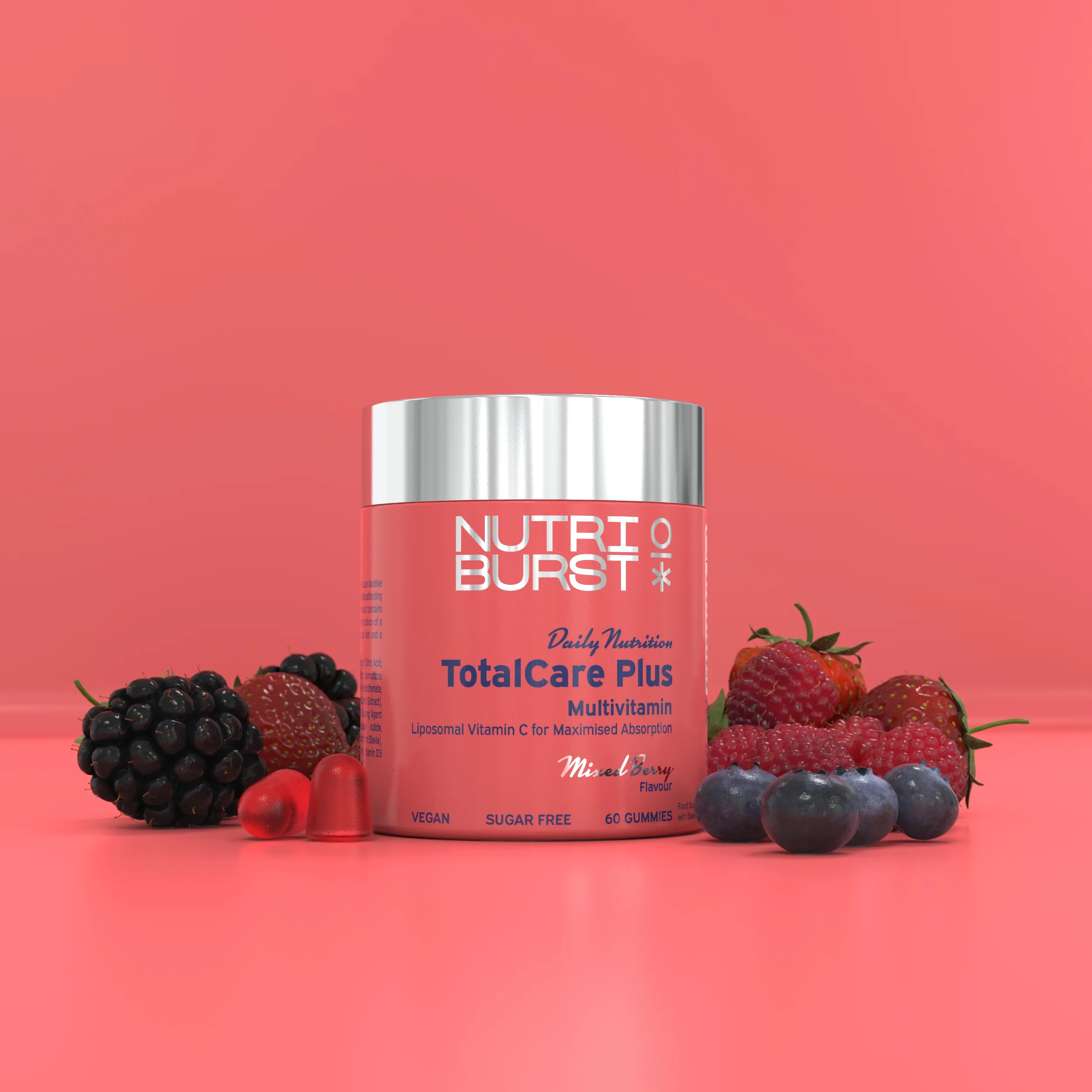 Nutriburst TotalCarePlus Multivitamin gummies 60 ks