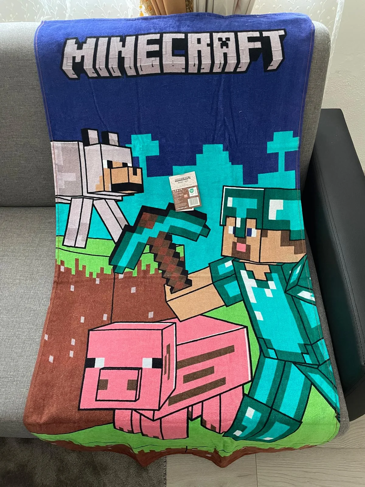 Detská osuška Minecraft Objav svoj svet