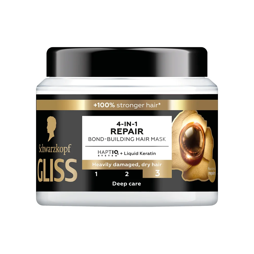 Schwarzkopf Gliss vlasová maska 4v1 Repair 1×400 ml, maska na vlasy