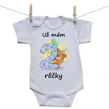 Boodyy Body s krátkym rukávom Už mám 2 rôčky Veľkosť: 92