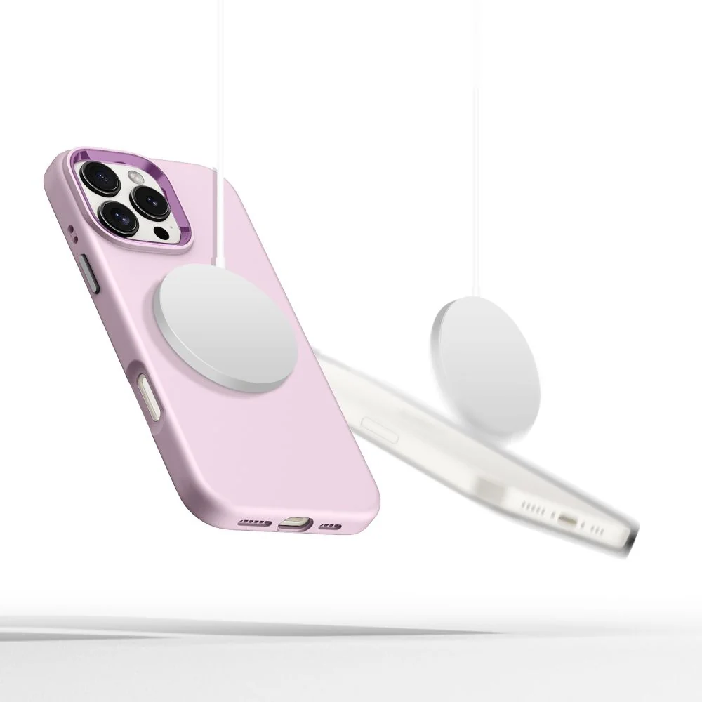 Tech-Protect Silicone Pure MagSafe kryt na iPhone 16 Pro, ružový