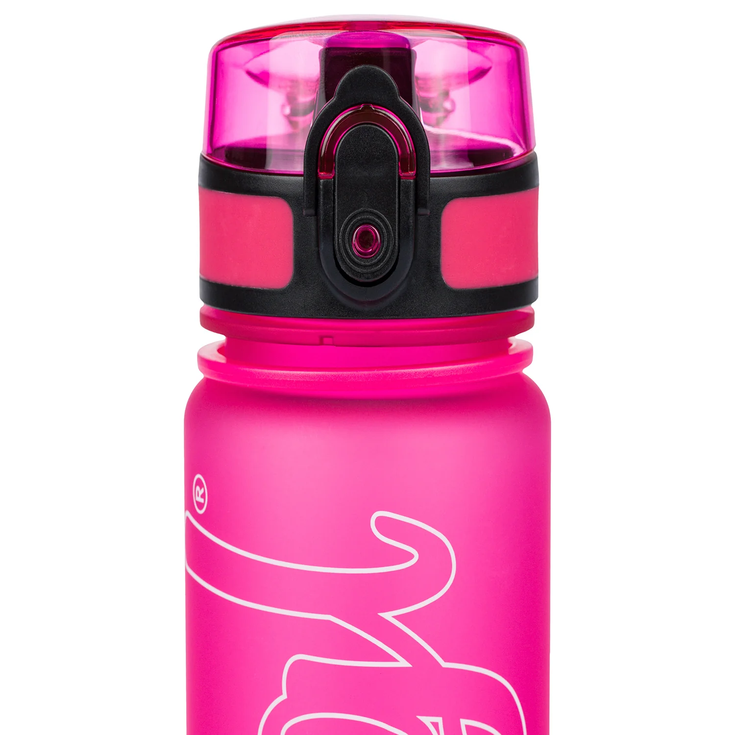 Baagl Tritanová fľaša na nápoje Logo ružová 500 ml 500 ml