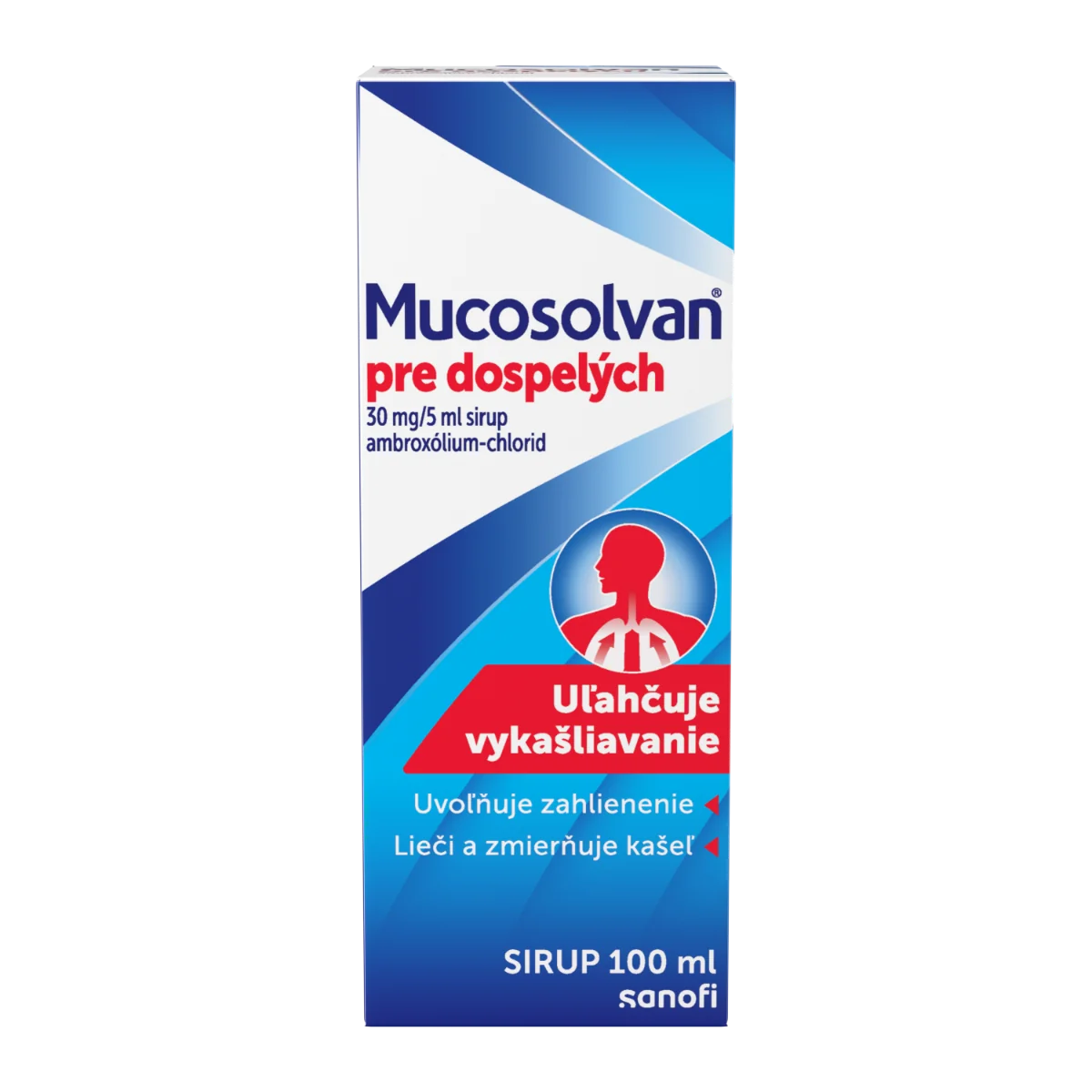 Mucosolvan Sirup pre dospelých 100 ml 1×100 ml, liek
