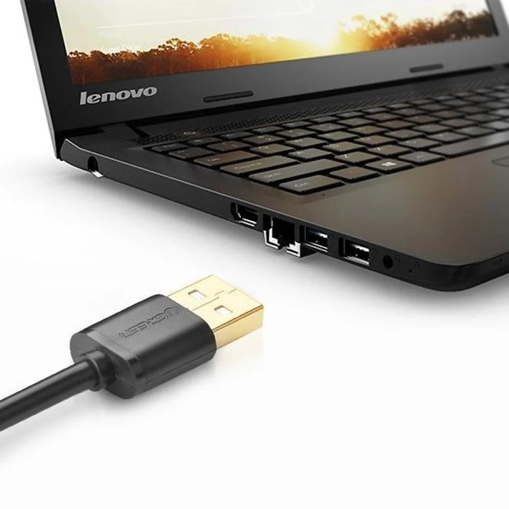 Káblový adaptér USB - USB 1m čierny