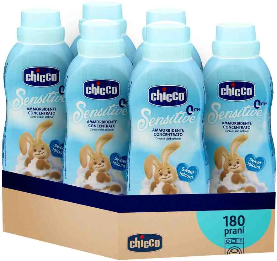 CHICCO Aviváž koncentrovaná Sladký Púder 750 ml (6×30 praní) 6×750 ml, aviváž
