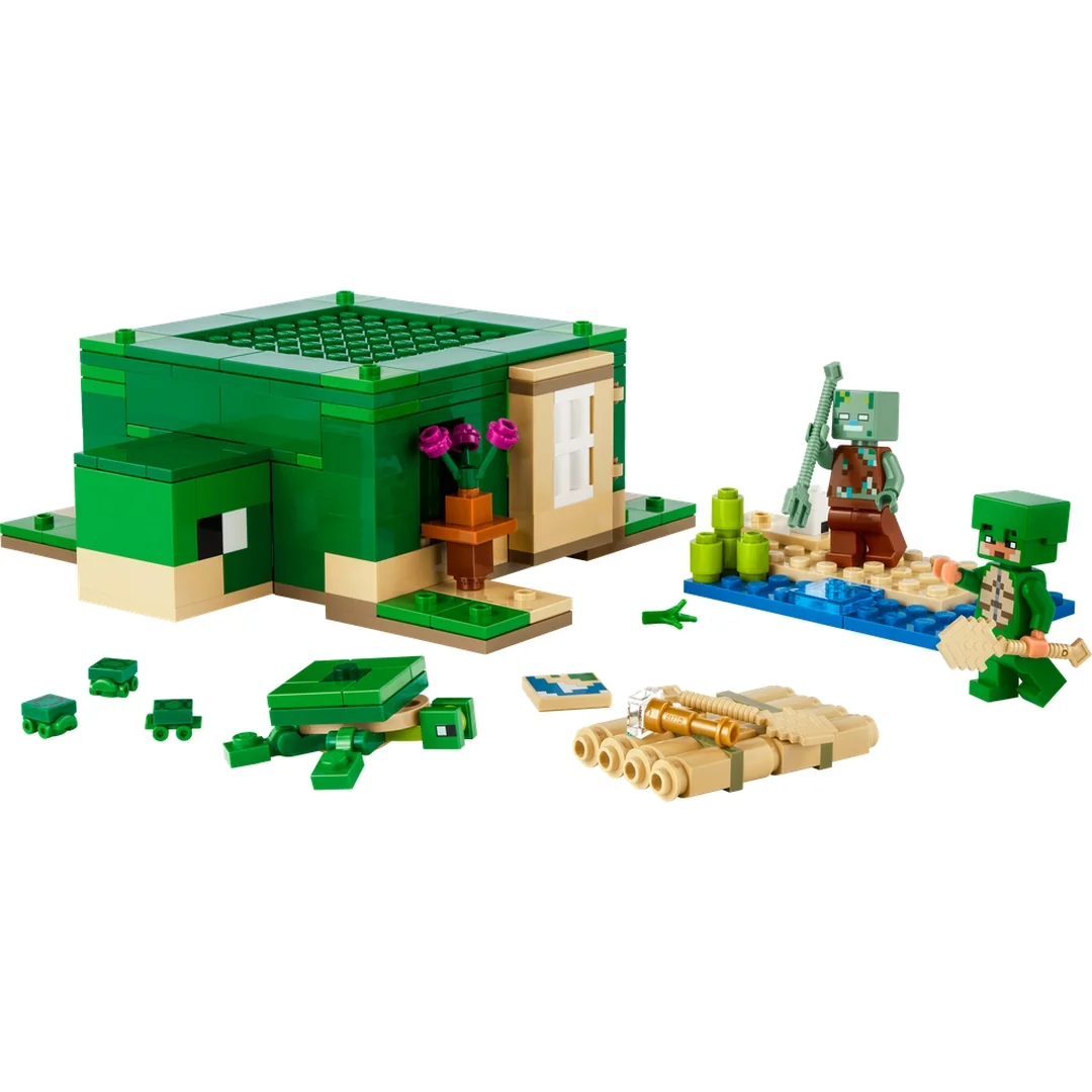LEGO® Minecraft® 21254 Korytnačí domček na pláži