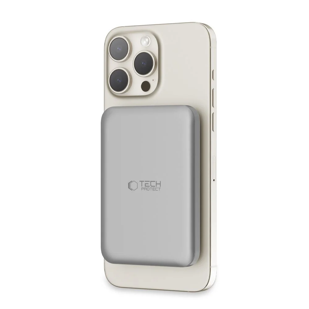 Tech-Protect PB10 MagSafe Powerbank 5000mAh 15W, titanium