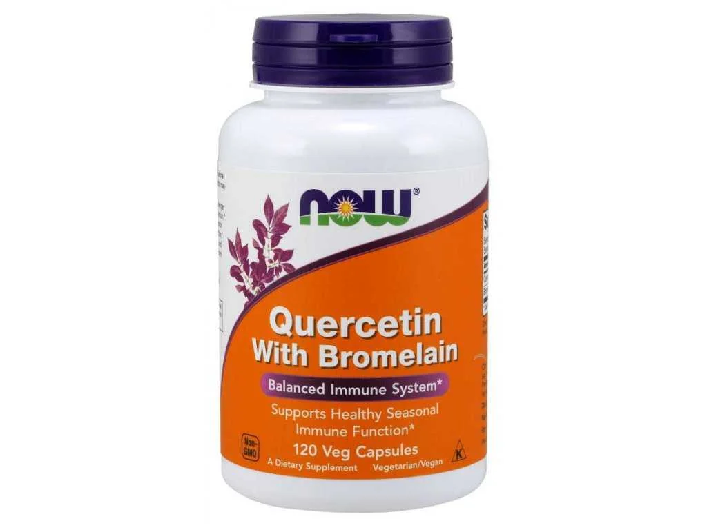 QUERCETIN+BROMELAIN 120CPS  NOW 1×120 ks, kvercetín