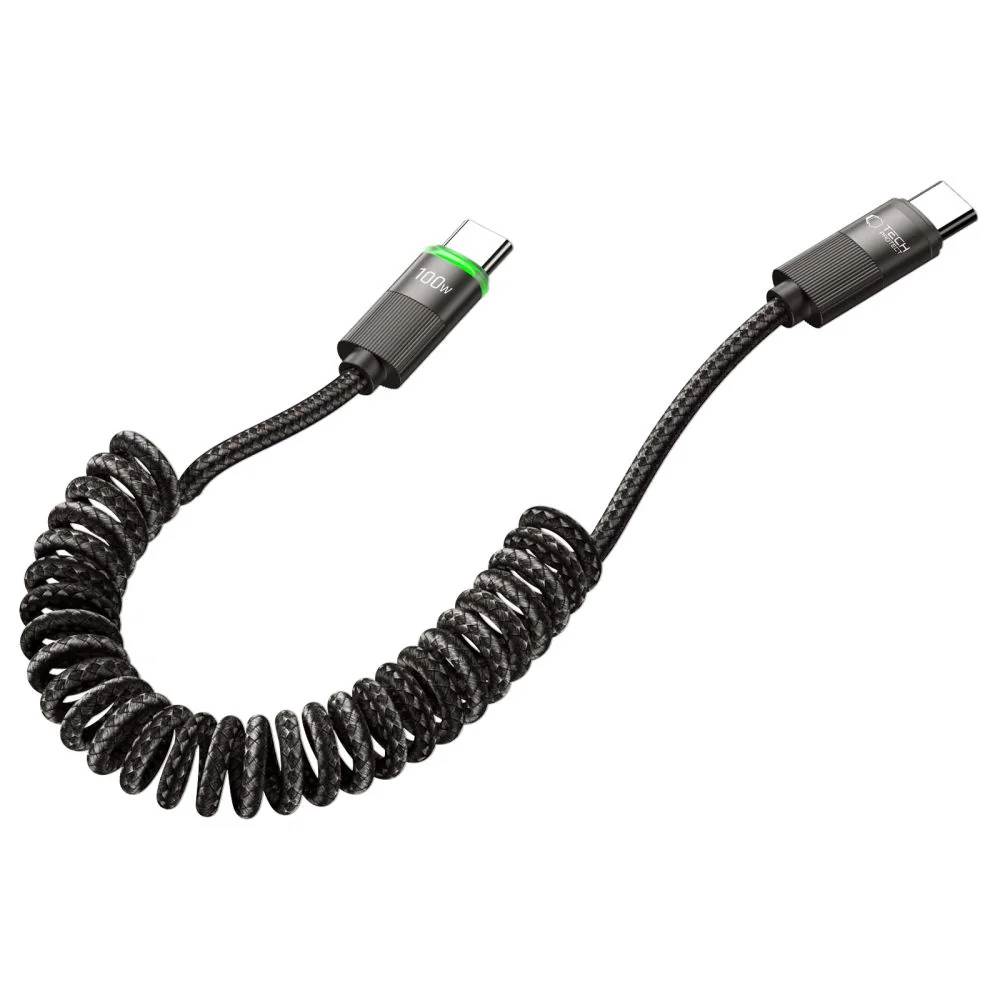 Tech-Protect UB20T kábel USB-C / USB-C 100W 5A PD 1.8m, čierny