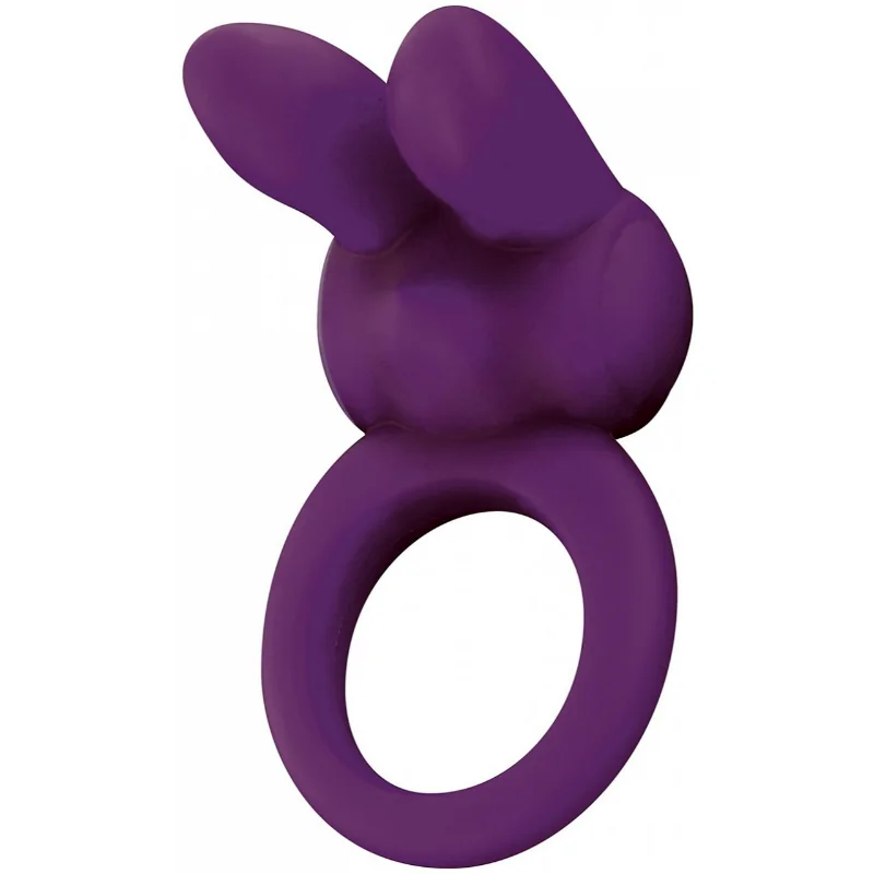 Vibračný erekčný krúžok Silicone Rabbit
