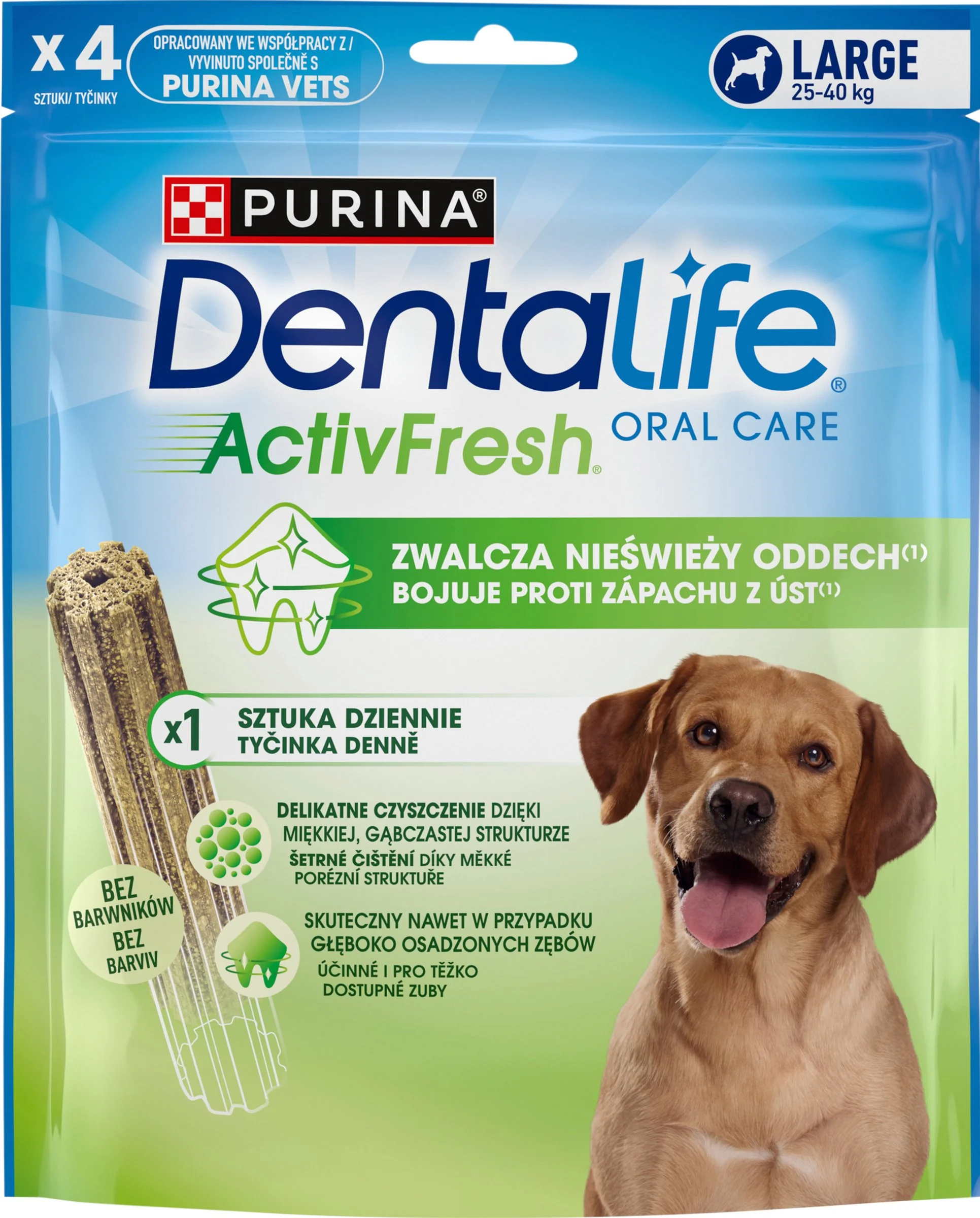 DENTALIFE ACTIVFRESH Large 142g 1×142 g, maškrty pre psy