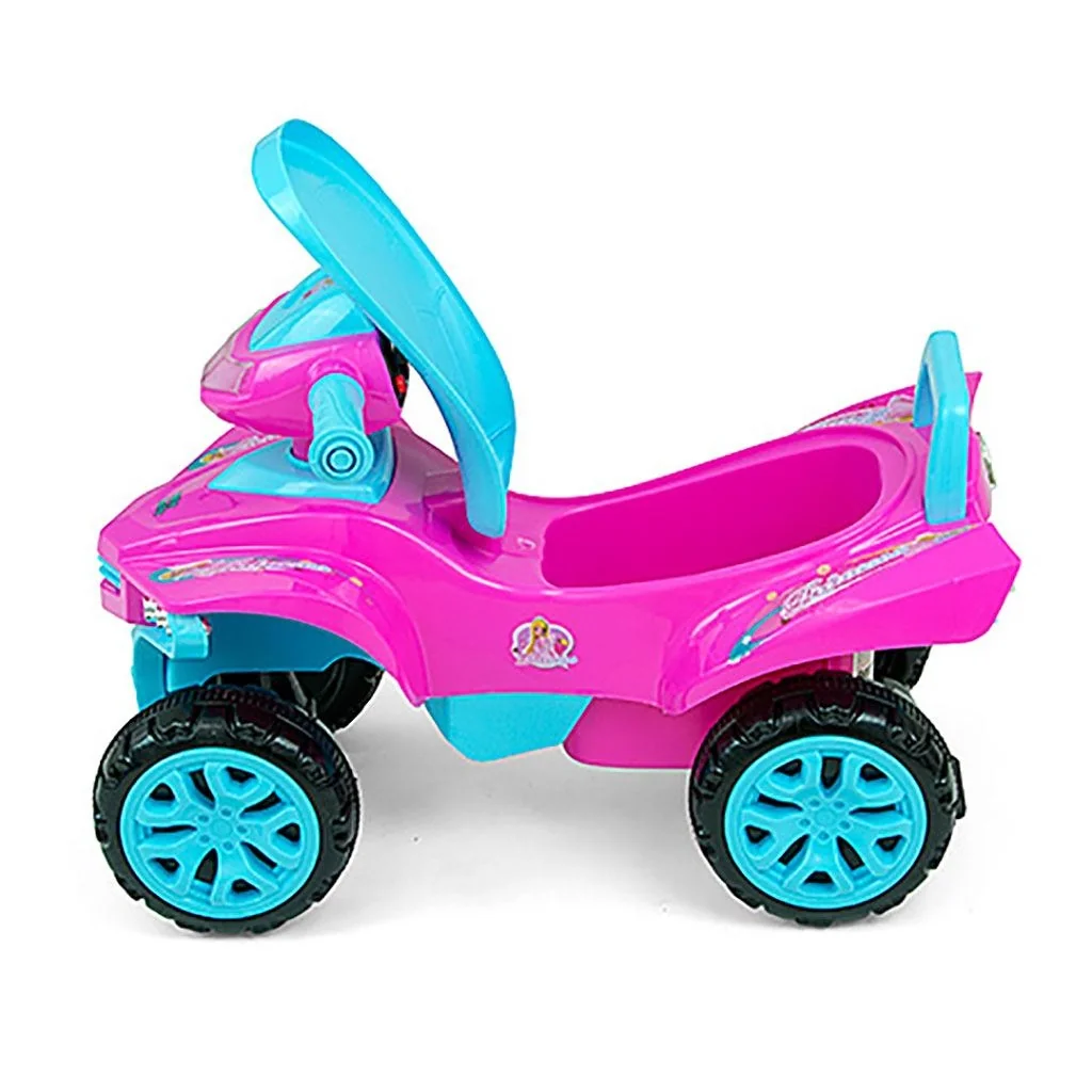 Detské odrážadlo so zvukom Štvorkolka Milly Mally Monster Pink ,