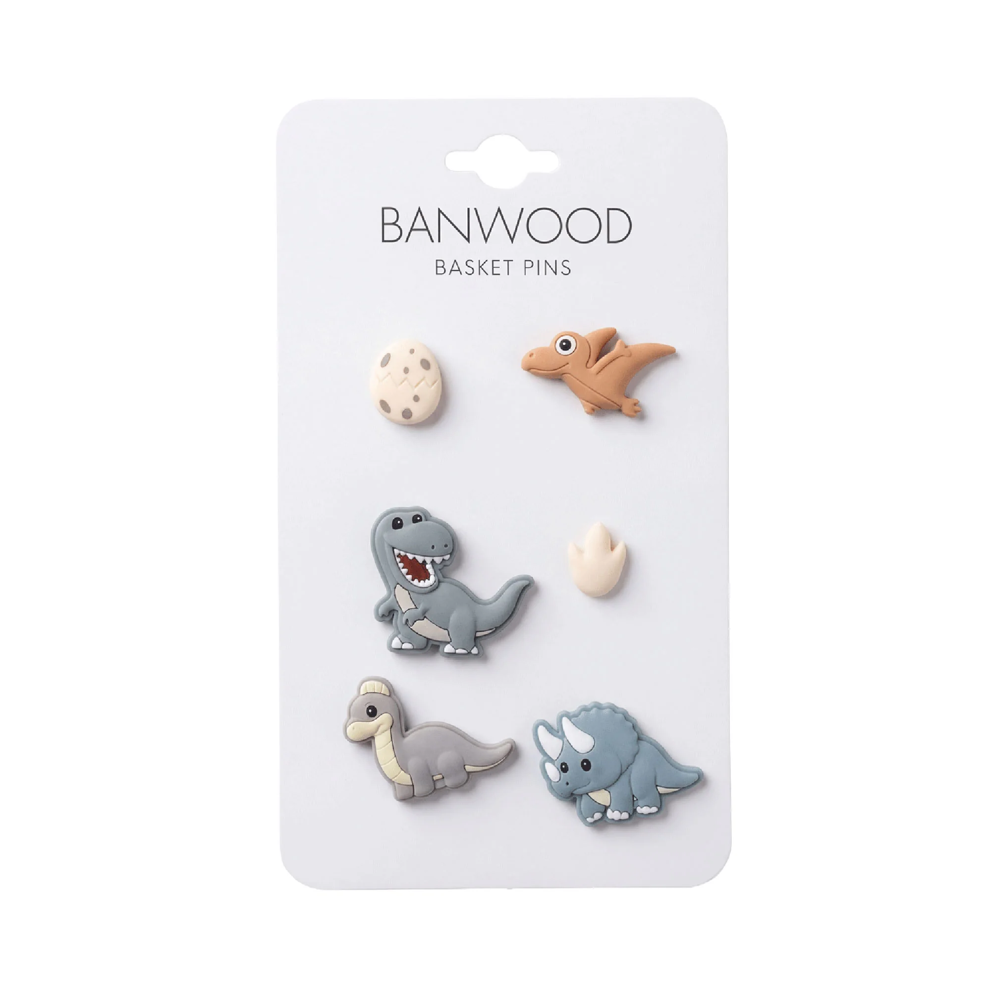 Banwood ozdoby na košík Dinosaurus