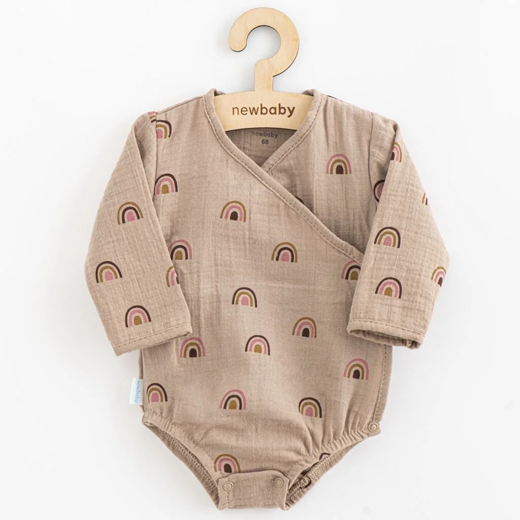 Dojčenské bavlnené body s dlhým rukávom  My Cars, vel. 80 (9-12m)