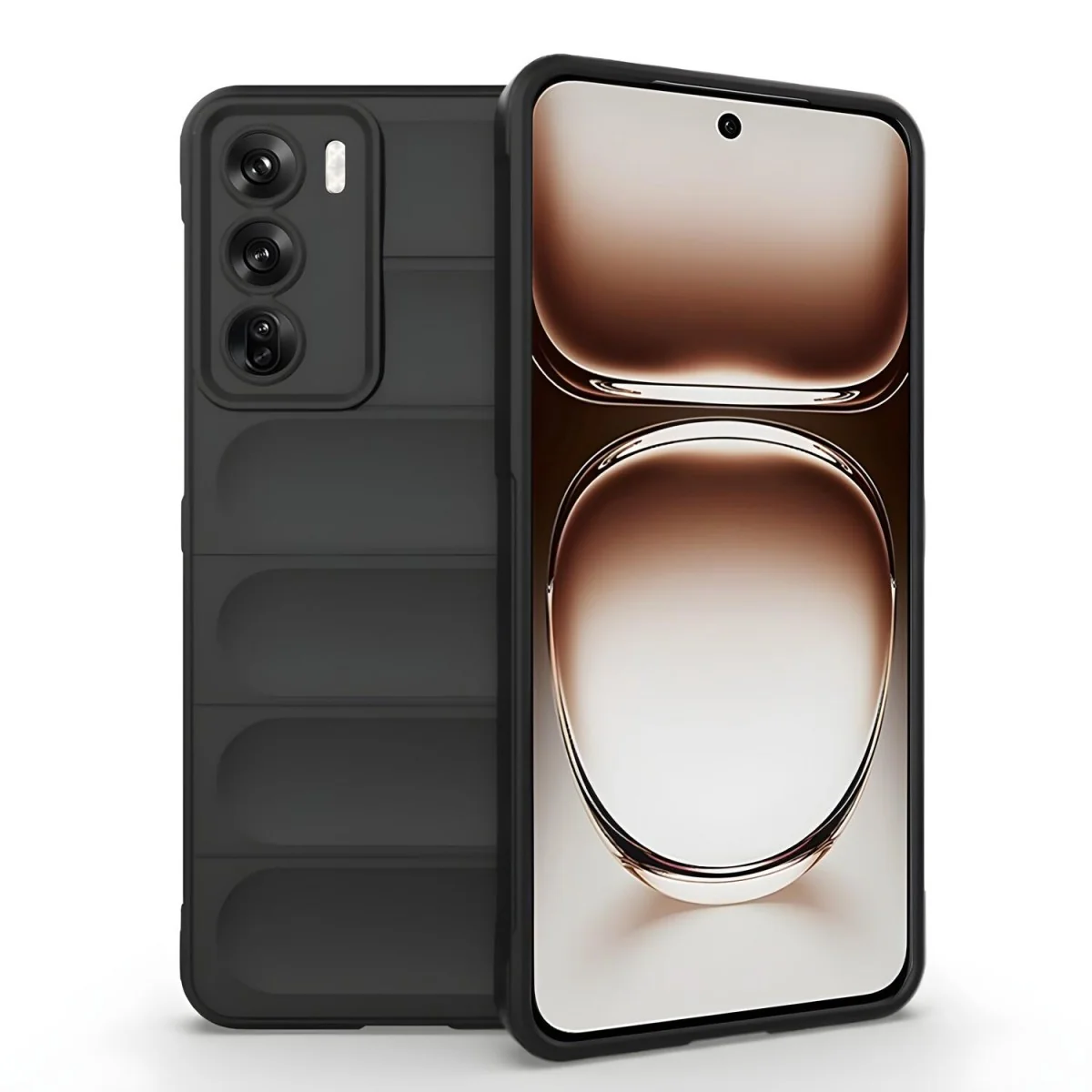 Puzdro Magic Shield pre Oppo Reno12 - Čierna