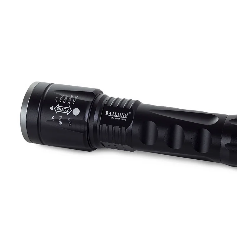 Svietidlo LED ACCU 8W 600lm BAILONG BL-1898B+ZOOM
