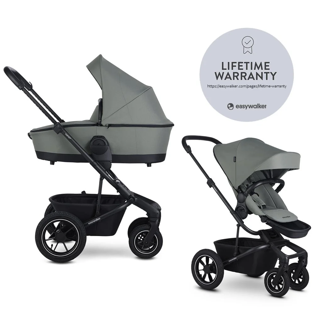 Easywalker Harvey⁵ kombinovaný kočík 2v1 Agave Green Lite Air