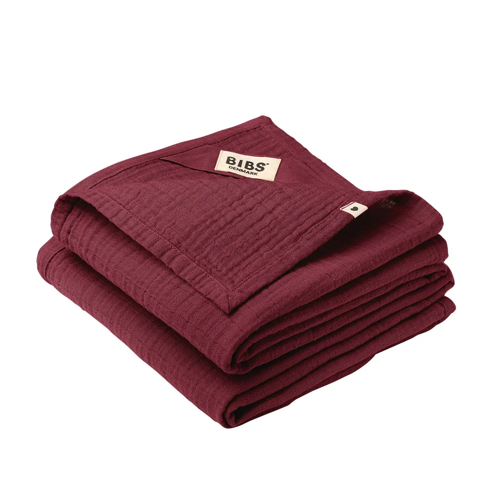 BIBS Mušelínové plienky z BIO bavlny, elderberry 1×2 ks, mušelínové plienky