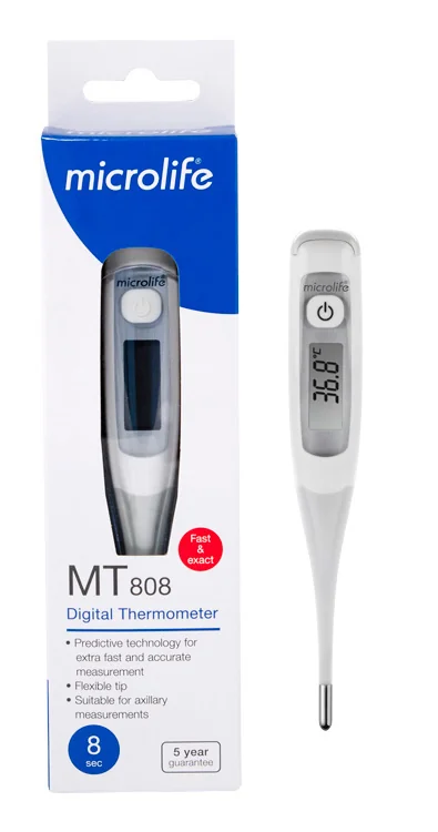 MICROLIFE TEPLOMER DIGITÁLNY MT 808 1×1 ks, digitalný teplomer