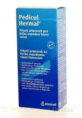 Pedicul Hermal 1×100 ml, vlasový roztok proti všiam a hnidám