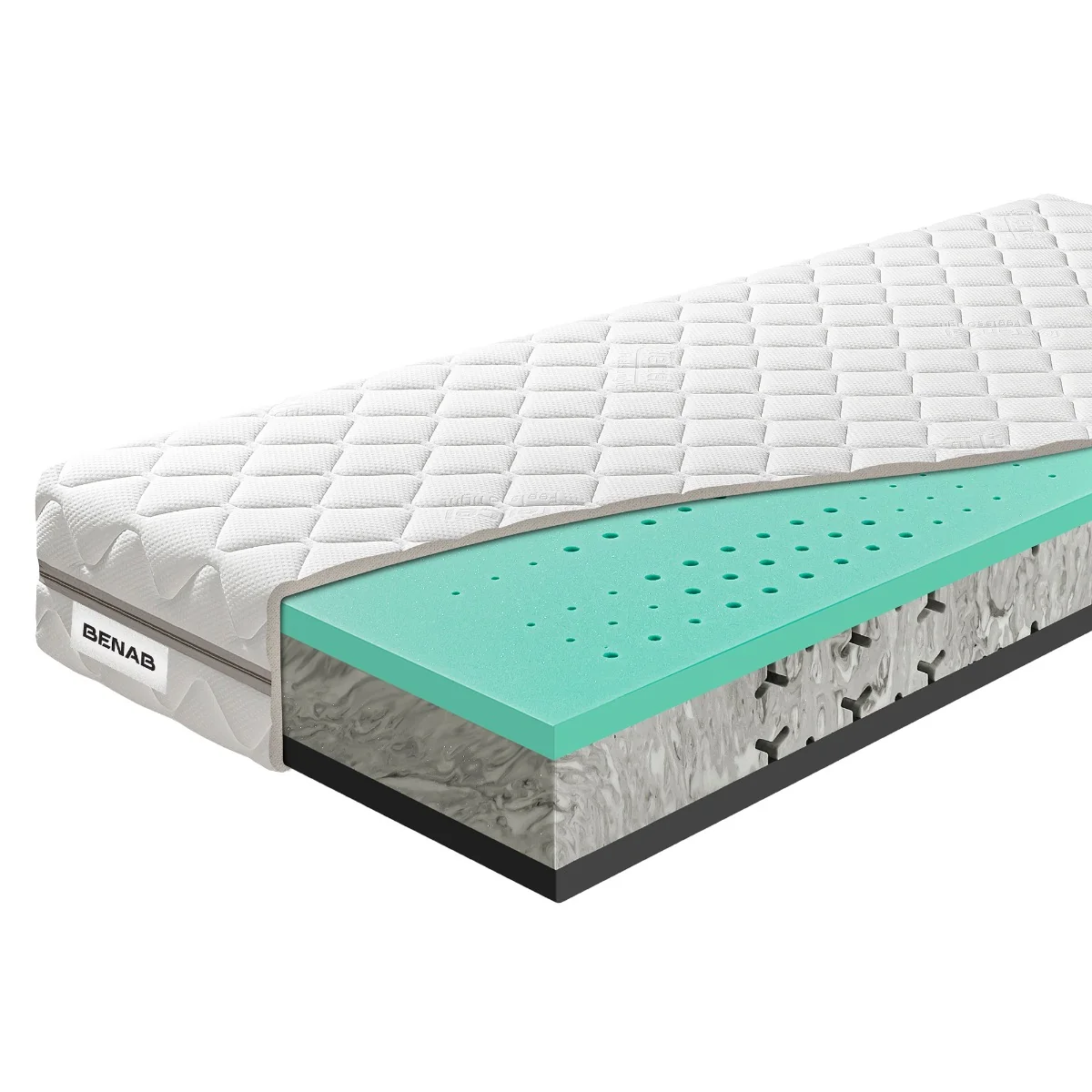 Matrac Benab Victory Bio&Natural 22 Longlife H4 / H5 80 x 200 cm Matrac zo studenej peny 22 cm sendvičový zónová  ortopedické
