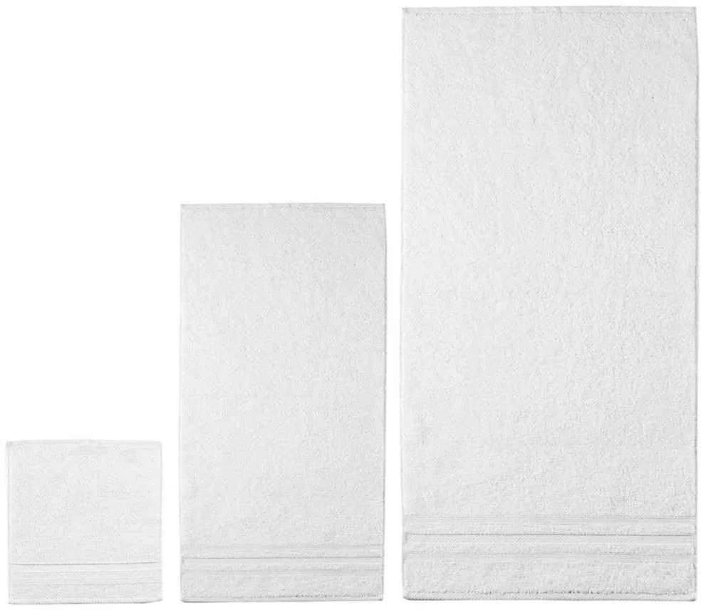 EMI Sada 3 kusov bavlnenej osušky a uterákov San Diago biela 1×3ks, bavlnené osušky