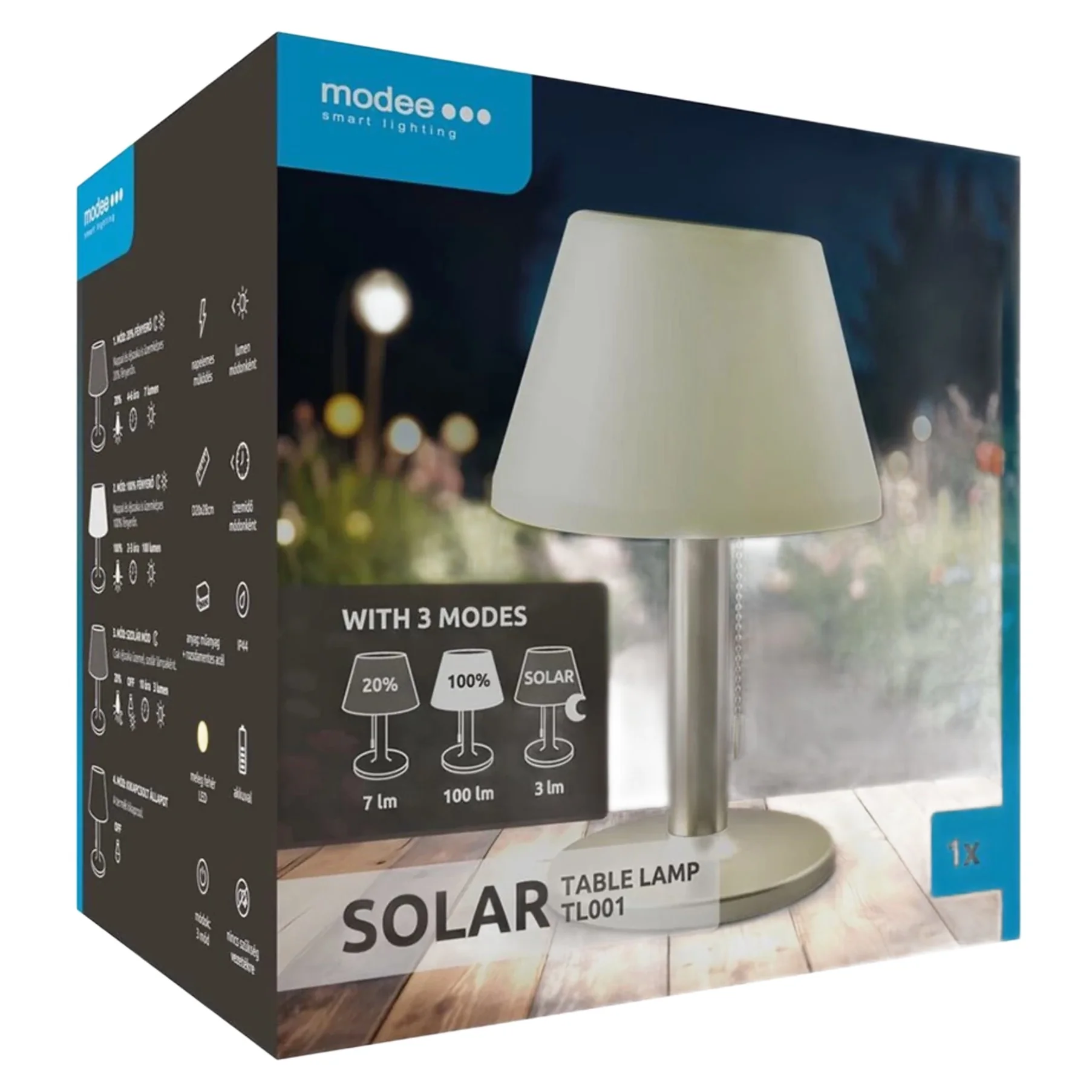 Modee solárne svietidlo TL001 stolná lampa