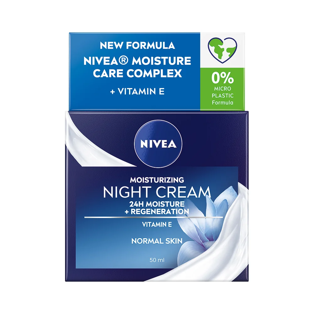 NIVEA Zvláčňujúci nočný krém 1×50 ml, krém